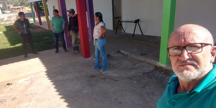 CGM Realiza visita técnica na reforma da Escola Nelso Alquieri