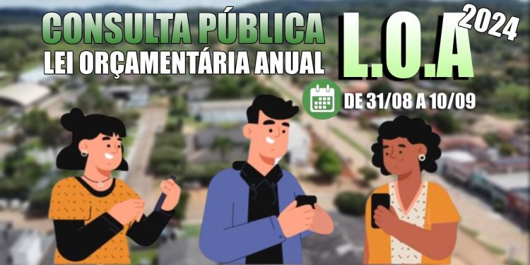 Prefeitura lança consulta pública online sobre Lei Orçamentária Anual (LOA)