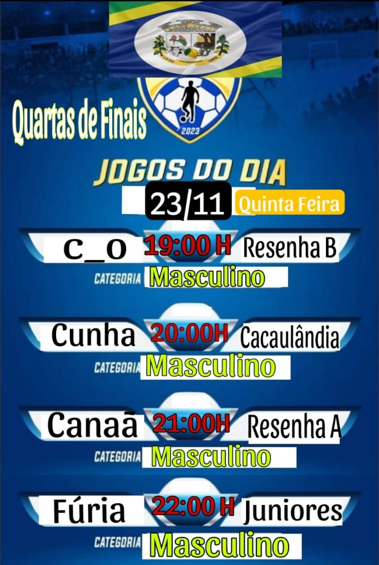 QUARTAS DE FINAIS INFANTO-JUVENIL E FEMININA E ULTIMA RODADAS DO CONTRA TODOS MASCULINA