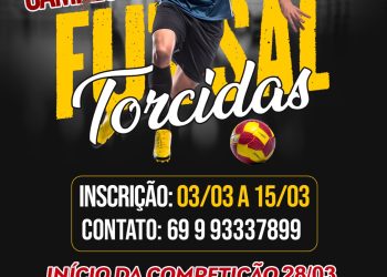 DIRETORIA DE ESPORTE PROMOVE 1º CAMPEONATO MUN. DE FUTSAL DAS TORCIDAS