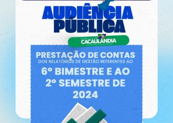 CONVITE PARA AUDIÊNCIA PÚBLICA – PRESTAÇÃO DE CONTAS