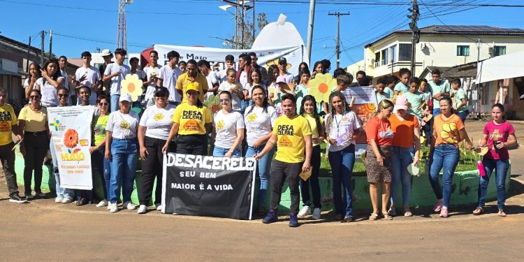 Cacaulândia Realiza Ação da Campanha “Faça Bonito” em Defesa das Crianças e Adolescentes