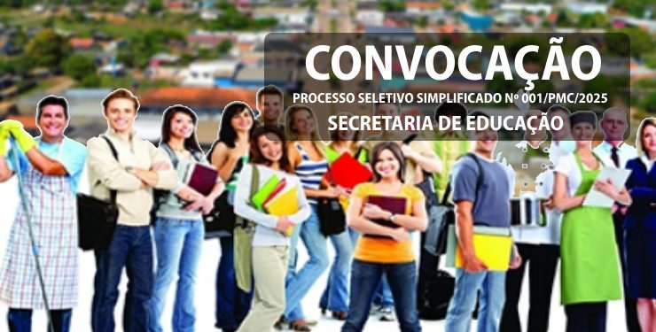 Convocação Aprovados da Secretaria de Educação no Processo Seletivo Simplificado