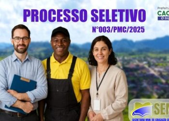 EDITAL DE CONVOCAÇÃO Nº02 – PROCESSO SELETIVO Nº03/PMC/2025