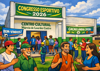 Prefeitura de Cacaulândia promove Congresso Esportivo 2026 no Centro Cultural