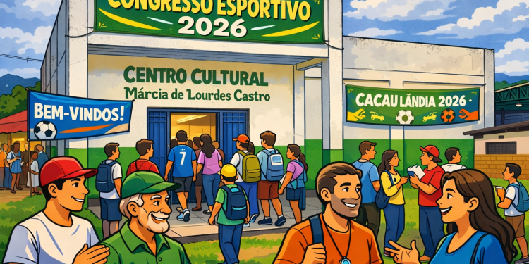Prefeitura de Cacaulândia promove Congresso Esportivo 2026 no Centro Cultural