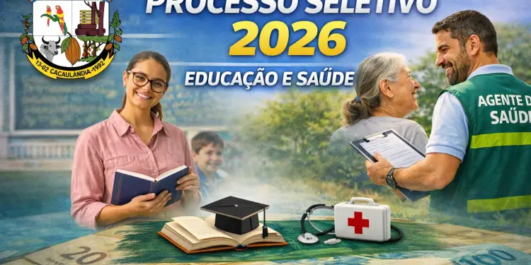 Prefeitura de Cacaulândia abre seletivo com mais de 30 vagas e salários de até R$ 3,7 mil