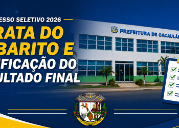 Prefeitura de Cacaulândia divulga errata do Gabarito e Retificação do Resultado Final do Seletivo Nº 001/PMC/2026