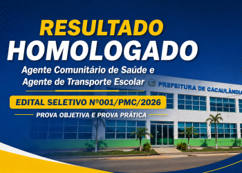 Homologação do Resultado Parcial do Processo Seletivo nº001/PMC/2026