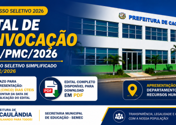 Edital de Convocação nº02 do Processo Seletivo Simplificado nº 001/PMC/2026