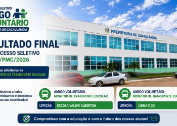Resultado final do 2º Processo Seletivo Amigo Voluntário 2026