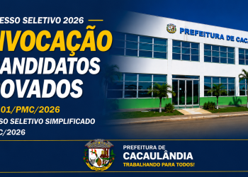 Edital de Convocação nº01 do Processo Seletivo Simplificado nº001/PMC/2026
