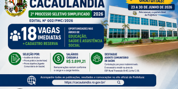 Prefeitura Divulga o Edital do 2º Processo Seletivo Simplificado de 2026 com 18 vagas em diversas áreas