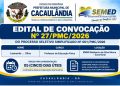 EDITAL DE CONVOCAÇÃO Nº27/PMC/2026 PROCESSO SELETIVO Nº001/PMC/2026