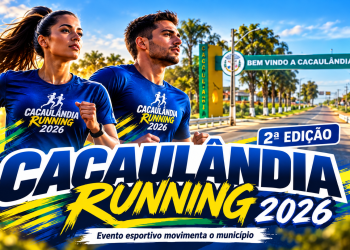 Prefeitura promove a 2ª Edição da corrida “Cacaulândia Running 2026” com inscrições gratuitas e premiação em dinheiro